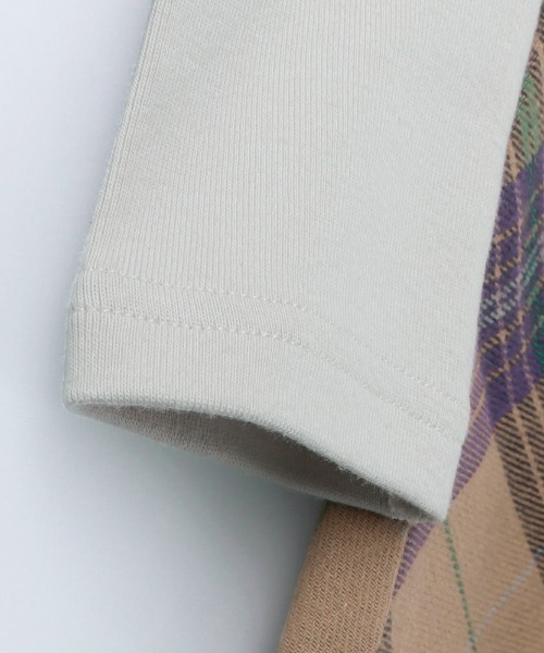 BRANSHES（ブランシェス）の「チェック柄ドッキングワンピース（ワンピース・キッズ・ベージュ/ネイビー・80ｃｍ/100cm/110cm/150cm/140cm/120cm/90cm/130cm）」の16枚目の写真