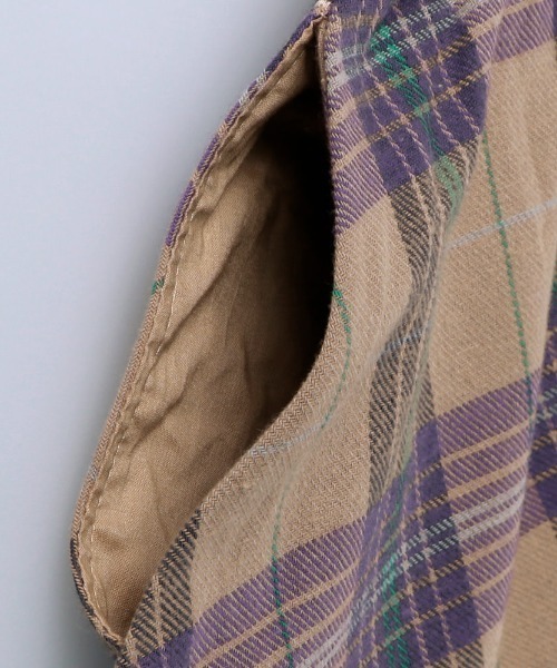 BRANSHES（ブランシェス）の「チェック柄ドッキングワンピース（ワンピース・キッズ・ベージュ/ネイビー・80ｃｍ/100cm/110cm/150cm/140cm/120cm/90cm/130cm）」の19枚目の写真