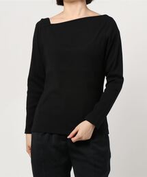 mysty woman | アシメネックプルオーバー 922798(Tシャツ/カットソー)