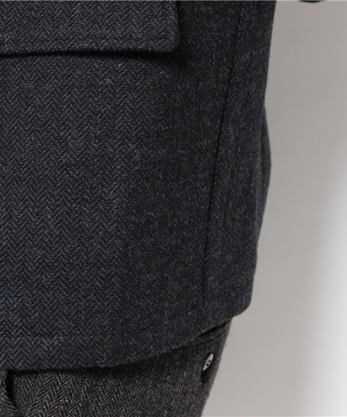 NANO universe（ナノユニバース）の「TWEED Senza Interlno JK（テーラードジャケット・メンズ・ネイビー/グリーン/ブラウン・48/44/46）」の16枚目の写真