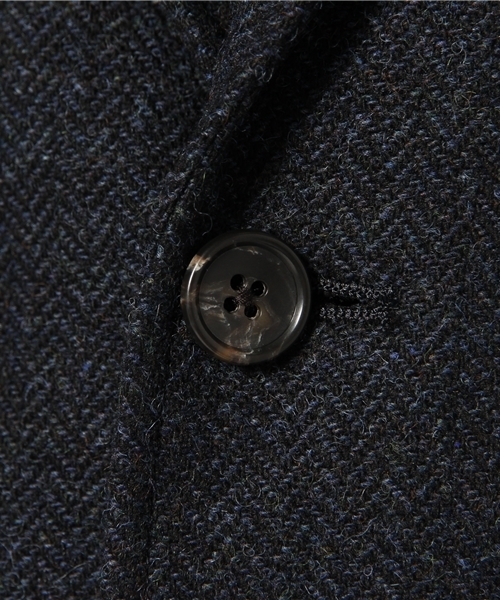 NANO universe（ナノユニバース）の「TWEED Senza Interlno JK（テーラードジャケット・メンズ・ネイビー/グリーン/ブラウン・48/44/46）」の18枚目の写真