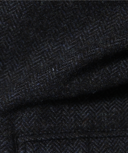 NANO universe（ナノユニバース）の「TWEED Senza Interlno JK（テーラードジャケット・メンズ・ネイビー/グリーン/ブラウン・48/44/46）」の10枚目の写真