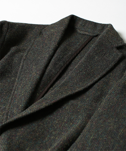 NANO universe（ナノユニバース）の「TWEED Senza Interlno JK（テーラードジャケット・メンズ・ネイビー/グリーン/ブラウン・48/44/46）」の4枚目の写真