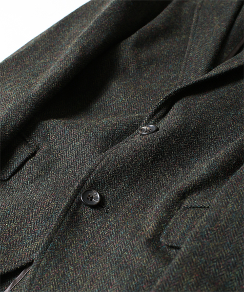NANO universe（ナノユニバース）の「TWEED Senza Interlno JK（テーラードジャケット・メンズ・ネイビー/グリーン/ブラウン・48/44/46）」の5枚目の写真