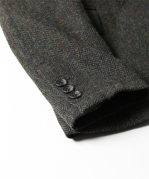 NANO universe（ナノユニバース）の「TWEED Senza Interlno JK（テーラードジャケット・メンズ・ネイビー/グリーン/ブラウン・48/44/46）」の6枚目の写真