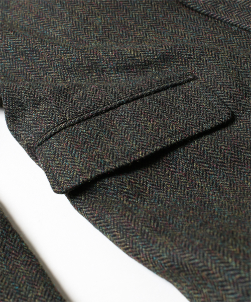 NANO universe（ナノユニバース）の「TWEED Senza Interlno JK（テーラードジャケット・メンズ・ネイビー/グリーン/ブラウン・48/44/46）」の7枚目の写真