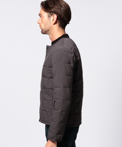 UNITED ARROWS（ユナイテッドアローズ）の「UAS ナイロンダウンブルゾン ◆（ダウンジャケット/コート・メンズ・ダークグレー/ネイビー・X-LARGE/LARGE/MEDIUM/X-SMALL/SMALL）」の4枚目の写真