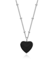 【VINTAGE HOLLYWOOD】ALICE HEART NECKLACE BLACK / ヴィンテージハリウッド アリス ハート ネックレス ブラック
