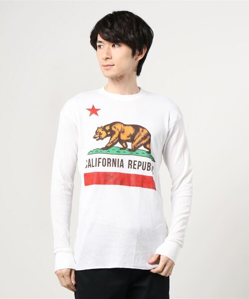 PALMER CASH(パルマーキャッシュ)の「【T18】【PALMERCASH/パルマーキャッシュ】ヴィンテージプリントサーマルカットソー(Tシャツ/カットソー・メンズ・ホワイト系その他/ホワイト系その他2/ホワイト系その他3/ブラック系その他2/ブラック系その他3・SMALL/MEDIUM)」の4枚目の写真