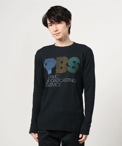 PALMER CASH(パルマーキャッシュ)の「【T18】【PALMERCASH/パルマーキャッシュ】ヴィンテージプリントサーマルカットソー(Tシャツ/カットソー・メンズ・ホワイト系その他/ホワイト系その他2/ホワイト系その他3/ブラック系その他2/ブラック系その他3・SMALL/MEDIUM)」の1枚目の写真