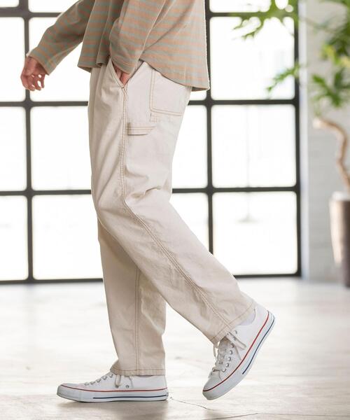 coen(コーエン)の「キャンバスペインターイージーパンツ(その他パンツ・メンズ・ナチュラル/ブラウン・LARGE/MEDIUM/SMALL/X-LARGE)」の2枚目の写真