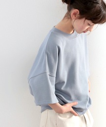 classicalelf | キッズ ステッチで1+。ゆったり5分袖スウェット(Tシャツ/カットソー)