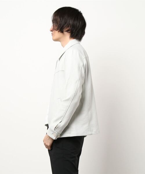 MEN'S BIGI（メンズビギ）の「【RIRANCHA】吸水速乾ストレッチブッチャーブルゾン（ブルゾン・メンズ・ブラウン/ブルー/キナリ・03/01/02）」の4枚目の写真