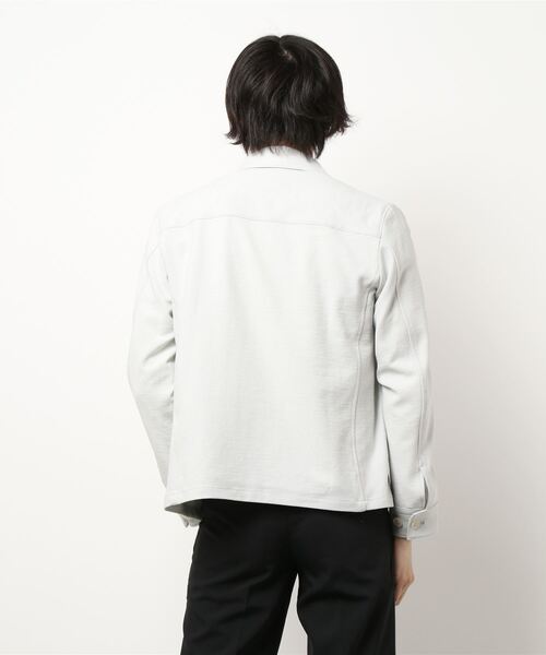 MEN'S BIGI（メンズビギ）の「【RIRANCHA】吸水速乾ストレッチブッチャーブルゾン（ブルゾン・メンズ・ブラウン/ブルー/キナリ・03/01/02）」の5枚目の写真