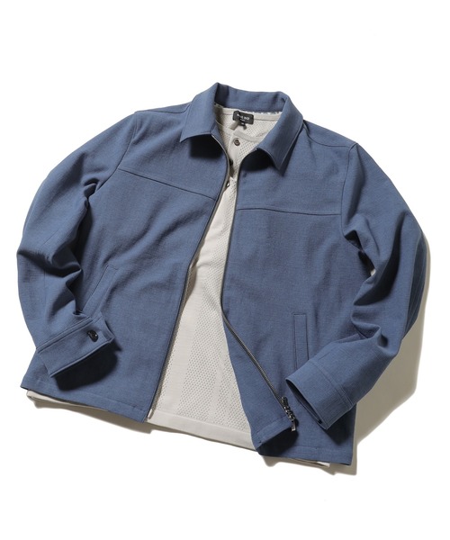 MEN'S BIGI（メンズビギ）の「【RIRANCHA】吸水速乾ストレッチブッチャーブルゾン（ブルゾン・メンズ・ブラウン/ブルー/キナリ・03/01/02）」の11枚目の写真