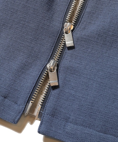 MEN'S BIGI（メンズビギ）の「【RIRANCHA】吸水速乾ストレッチブッチャーブルゾン（ブルゾン・メンズ・ブラウン/ブルー/キナリ・03/01/02）」の16枚目の写真