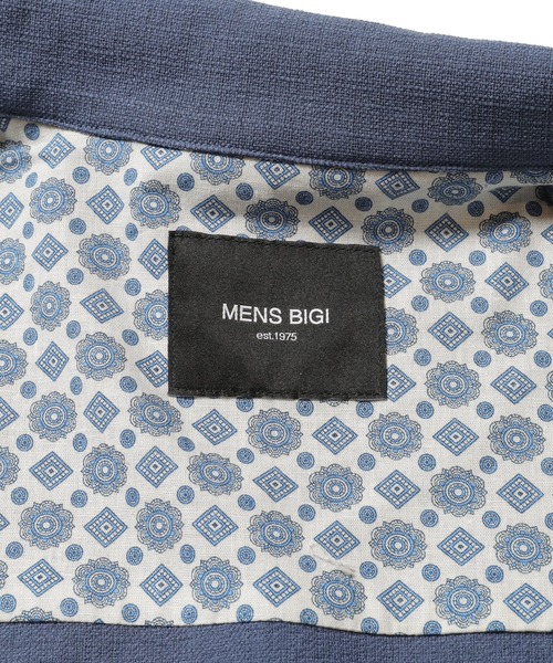 MEN'S BIGI（メンズビギ）の「【RIRANCHA】吸水速乾ストレッチブッチャーブルゾン（ブルゾン・メンズ・ブラウン/ブルー/キナリ・03/01/02）」の18枚目の写真