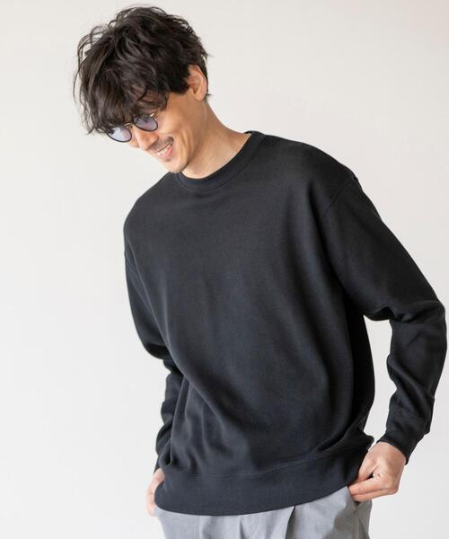 coen(コーエン)の「ウラケカルゼクルーネックカットソー(Tシャツ/カットソー・メンズ・ブラック/ベージュ・LARGE/MEDIUM/SMALL/X-LARGE)」の9枚目の写真