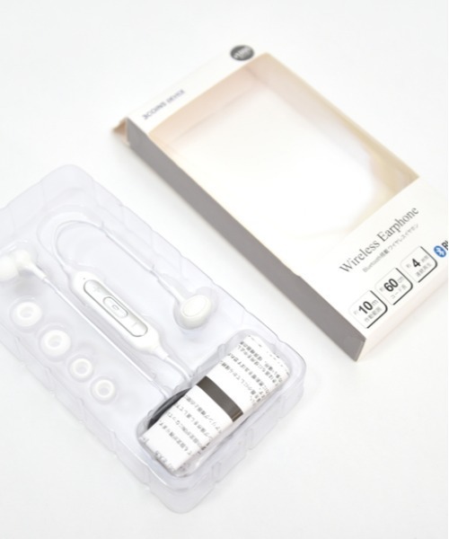 BIRTHDAY BAR（バースデイバー）の「Bluetooth イヤホン（ヘッドフォン/イヤホン・レディース・ホワイト/ブラック・フリー）」の3枚目の写真