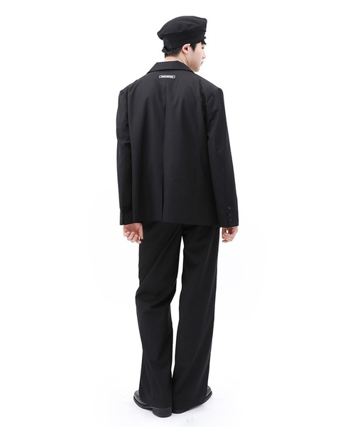 BASIC COTTON（ベーシックコットン）の「『BASIC COTTON/ベーシックコットン』BASIC beret/ユニセックス ベーシックベレー帽（ハンチング/ベレー帽・レディース・ブラック・FREE）」の3枚目の写真