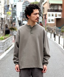 WISM | 【WEWILL / ウィーウィル】WISM 別注 2XL HENRY NECK(スウェット)