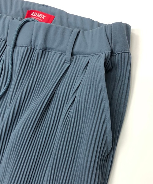 ADMIX/ATELIER SAB MEN（アドミックスアトリエサブメン）の「クレープ タック プリーツ ワイド バギー イージー パンツ セットアップ対応可（スラックス・メンズ・グレイッシュベージュ/グレー/グレイッシュブルー/ブラック・48/50）」の12枚目の写真