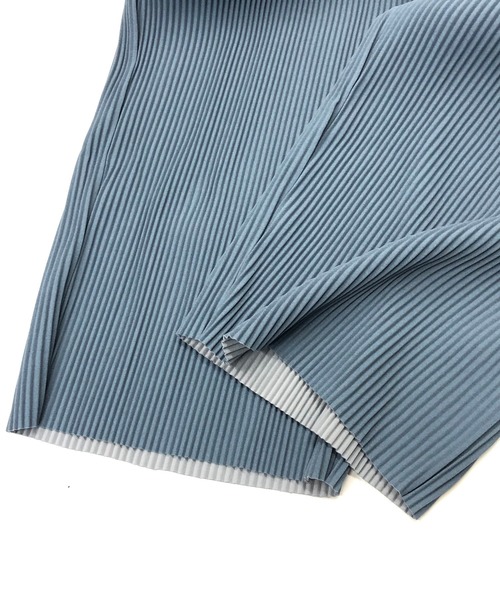 ADMIX/ATELIER SAB MEN（アドミックスアトリエサブメン）の「クレープ タック プリーツ ワイド バギー イージー パンツ セットアップ対応可（スラックス・メンズ・グレイッシュベージュ/グレー/グレイッシュブルー/ブラック・48/50）」の8枚目の写真