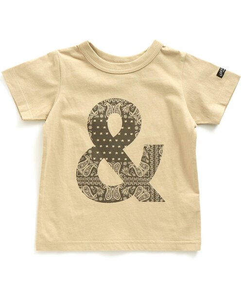 JUNK STORE(ジャンクストアー)の「WEB限定アメカジモチーフ6柄半袖Tシャツ(Tシャツ/カットソー・キッズ・イエロー/ベージュ/サックスブルー/オフホワイト/グレー/キナリ/ミント/グリーン/レッド/ブラック・130/150/100/110/140/120)」の6枚目の写真