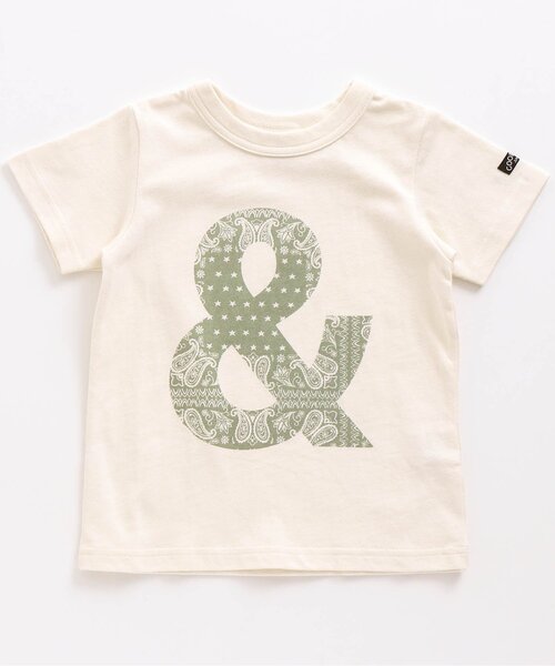 JUNK STORE(ジャンクストアー)の「WEB限定アメカジモチーフ6柄半袖Tシャツ(Tシャツ/カットソー・キッズ・イエロー/ベージュ/サックスブルー/オフホワイト/グレー/キナリ/ミント/グリーン/レッド/ブラック・130/150/100/110/140/120)」の3枚目の写真