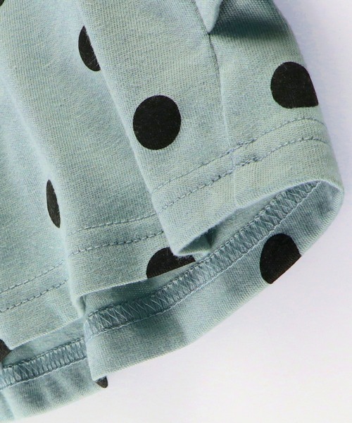 BRANSHES（ブランシェス）の「【WEB限定】後ろ2段フリル半袖Tシャツ（Tシャツ/カットソー・キッズ・ベージュ/カーキ/ピンクベージュ/オフホワイト/ライトグリーン・110cm/100cm/120cm/150cm/130cm/140cm）」の20枚目の写真