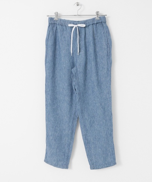 ITEMS URBANRESEARCH（アイテムズ アーバンリサーチ）の「麻綿デニムイージーパンツ（その他パンツ・メンズ・ライトインディゴブルー/インディゴブルー・40/38）」の3枚目の写真