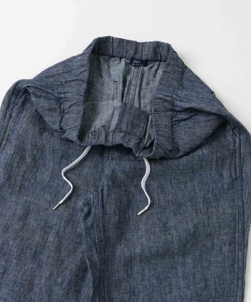 ITEMS URBANRESEARCH（アイテムズ アーバンリサーチ）の「麻綿デニムイージーパンツ（その他パンツ・メンズ・ライトインディゴブルー/インディゴブルー・40/38）」の5枚目の写真