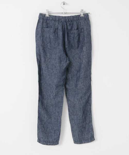 ITEMS URBANRESEARCH（アイテムズ アーバンリサーチ）の「麻綿デニムイージーパンツ（その他パンツ・メンズ・ライトインディゴブルー/インディゴブルー・40/38）」の7枚目の写真