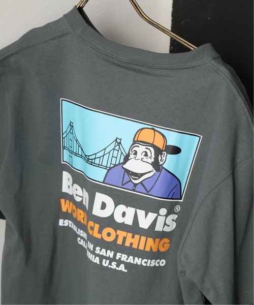 セール Ben Davis Ben Bridgegorilla トップス ベンデイビス Davis ベンデイビス のファッション Bridgegorilla Tシャツ Tシャツ カットソー