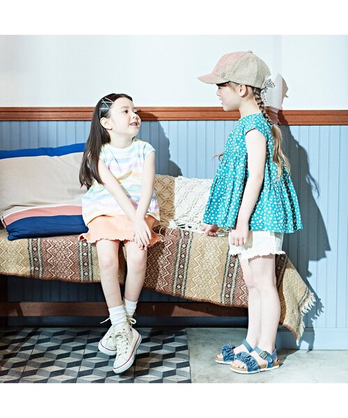 BREEZE(ブリーズ)の「/フリルサンダル(サンダル・キッズ・インディゴブルー・15 /14/19/16/18/17)」の7枚目の写真