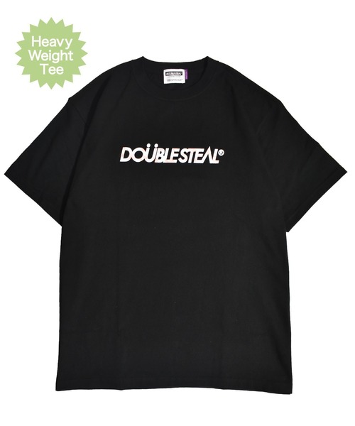 DOUBLE STEAL（ダブルスティール）の「Flower LOGO ヘビーウェイトTシャツ（Tシャツ/カットソー・メンズ・ブラック×ピンク/ブラック×グレー/ホワイト×グレー/ホワイト×ピンク・MEDIUM/X-LARGE/XX-LARGE/LARGE）」の4枚目の写真