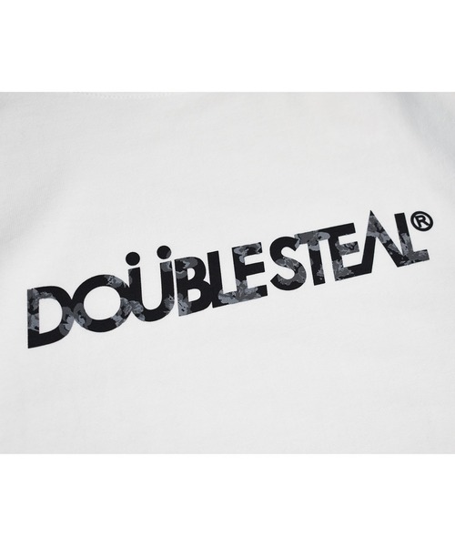 DOUBLE STEAL（ダブルスティール）の「Flower LOGO ヘビーウェイトTシャツ（Tシャツ/カットソー・メンズ・ブラック×ピンク/ブラック×グレー/ホワイト×グレー/ホワイト×ピンク・MEDIUM/X-LARGE/XX-LARGE/LARGE）」の6枚目の写真