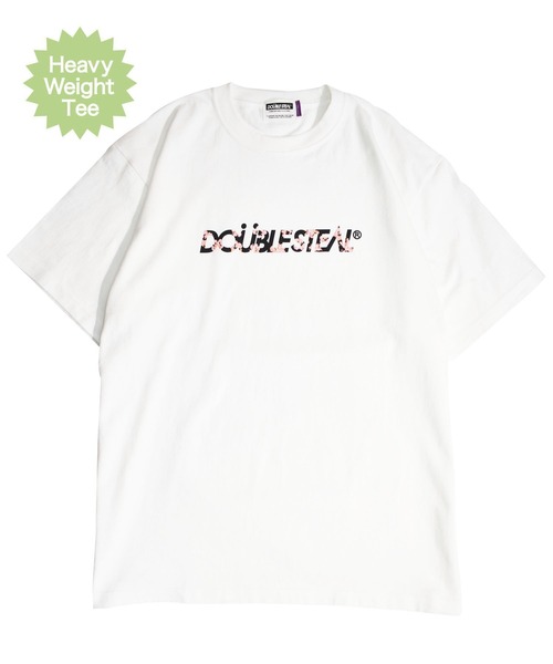 DOUBLE STEAL（ダブルスティール）の「Flower LOGO ヘビーウェイトTシャツ（Tシャツ/カットソー・メンズ・ブラック×ピンク/ブラック×グレー/ホワイト×グレー/ホワイト×ピンク・MEDIUM/X-LARGE/XX-LARGE/LARGE）」の18枚目の写真