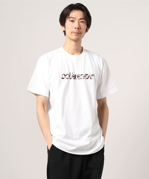 DOUBLE STEAL（ダブルスティール）の「Flower LOGO ヘビーウェイトTシャツ（Tシャツ/カットソー・メンズ・ブラック×ピンク/ブラック×グレー/ホワイト×グレー/ホワイト×ピンク・MEDIUM/X-LARGE/XX-LARGE/LARGE）」の21枚目の写真