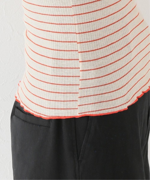baserange pama 3/4 カットソー　半袖　トップス　Tシャツ Pama 3/4 Tee Shirt in Assortment | Fine organic cotton rib