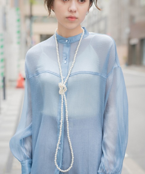 Heather（ヘザー）の「ロングネックレス　946549（ネックレス・レディース・ホワイト・ONESIZE）」の3枚目の写真