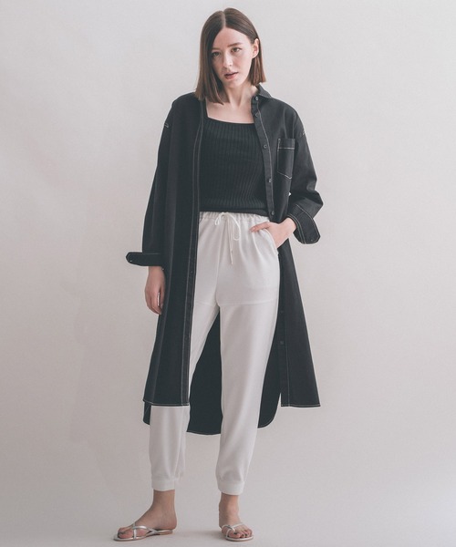 COOMB（クーム）の「エレガンスジョグパンツ（その他パンツ・レディース・ベージュ/ホワイト・36(S)）」の12枚目の写真