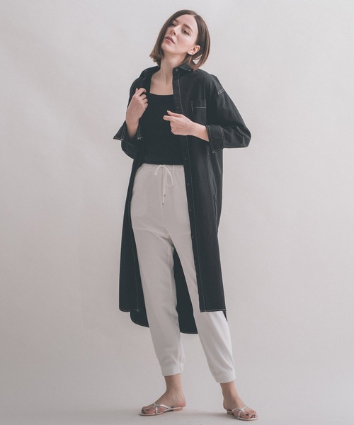 COOMB（クーム）の「エレガンスジョグパンツ（その他パンツ・レディース・ベージュ/ホワイト・36(S)）」の13枚目の写真