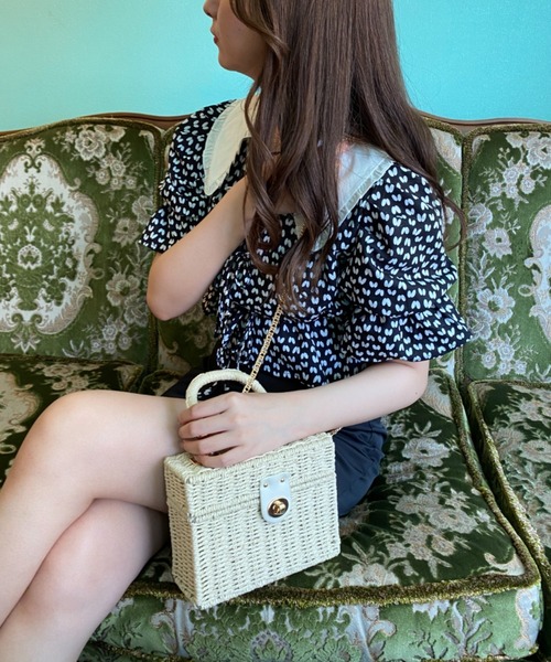 Loueme（ルエム）の「2WAYスクエアかごバッグ（かごバッグ・レディース・ベージュ/ナチュラル・FREE）」の17枚目の写真