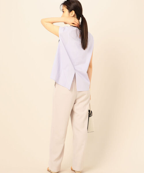NOLLEY’S Sophi(ノーリーズソフィ)の「強撚2WAYセミワイドパンツ(その他パンツ・レディース・ベージュ/ブラック/ピンク・38/36)」の16枚目の写真