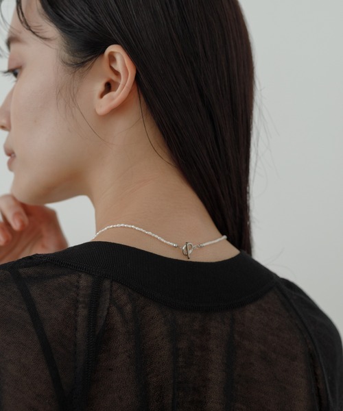 ADAM ET ROPE'(アダムエロペ)の「【LES BIJOUX】淡水パールショートネックレス小(ネックレス・レディース・オフホワイト・FREE)」の3枚目の写真