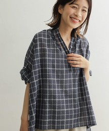 URBAN RESEARCH DOORS | チェックギャザーブラウス(シャツ/ブラウス)