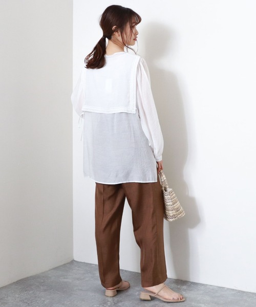 archives（アルシーヴ）の「カルゼタックパンツ（その他パンツ・レディース・ブラウン/ラベンダー/ミント/ベージュ・MEDIUM）」の10枚目の写真