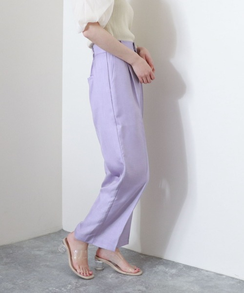 archives（アルシーヴ）の「カルゼタックパンツ（その他パンツ・レディース・ブラウン/ラベンダー/ミント/ベージュ・MEDIUM）」の16枚目の写真