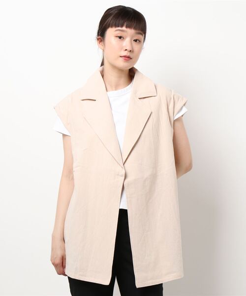 KOBE LETTUCE（コウベレタス）の「ボイルノースリロングジャケット（その他アウター・レディース・カーキ/ブラック/ベージュ/アイボリー・FREE）」の13枚目の写真